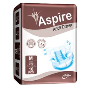 Aspire Adult Diaper-M 10pcs
